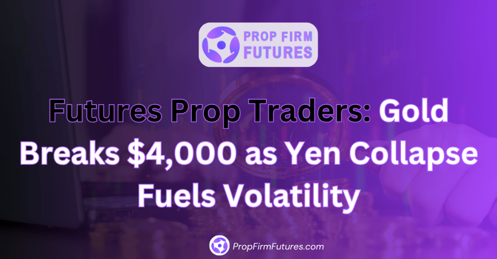 Futures Prop Traders: Gold Breaks $4,000 as Yen Collapse Fuels Volatility