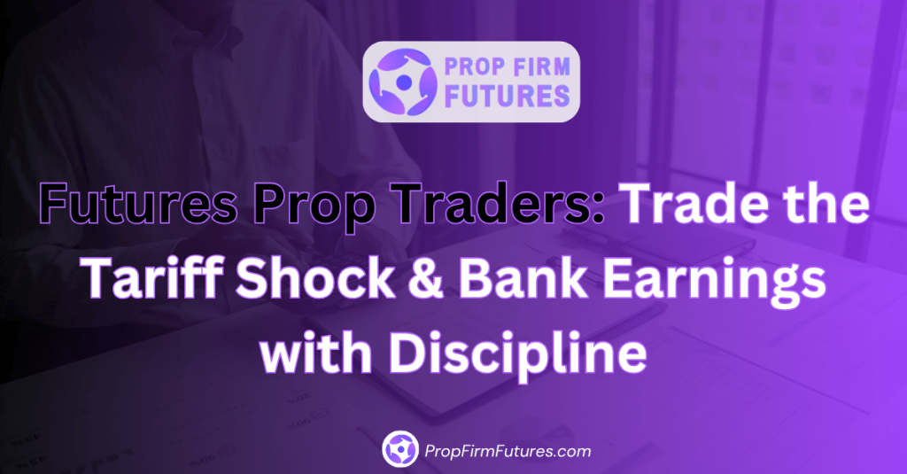 Futures Prop Traders: Trade the Tariff Shock & Bank Earnings with Discipline