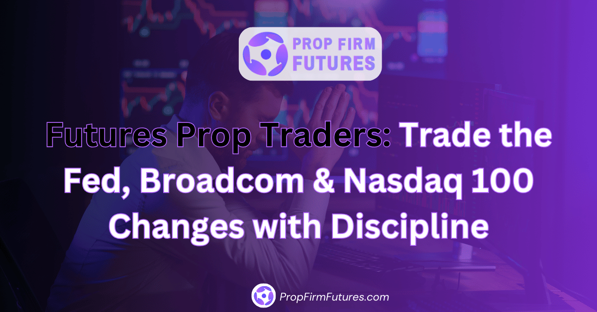 Futures Prop Traders Trade the Fed, Broadcom & Nasdaq 100 Changes with Discipline